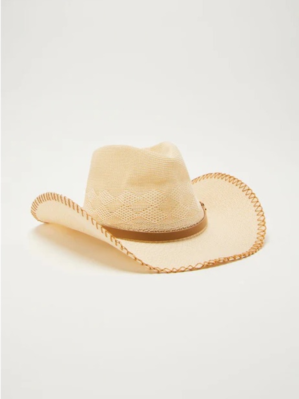 💲 NWT Western CowGIRL Hat with leather trim - Picture 3 of 5